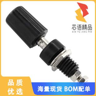 BIND POST KNURLED 全新PRT 正品 CONN BLACK 09740原装