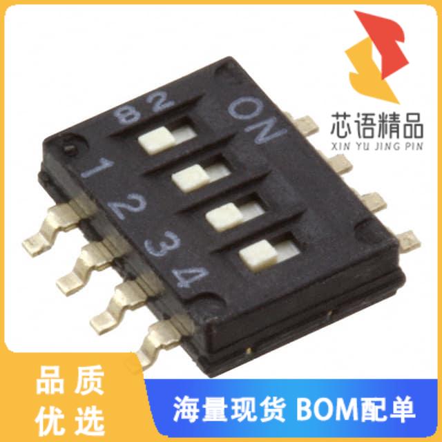 全新A6H-4102-P原装(SWITCH SLIDE DIP SPST 25MA 24