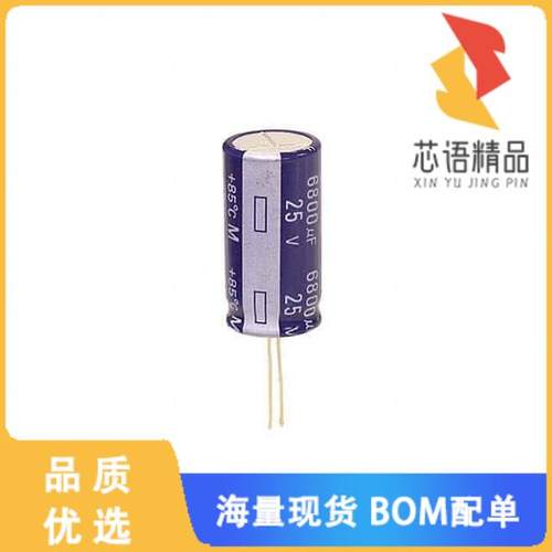 全新ECA-1EM682原装(CAP ALUM 6800UF 20% 25V RADIA