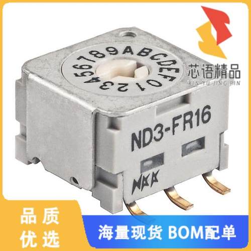 全新ND3FR16P原装(SWITCH ROTARY DIP HEX 100MA 5V)正品