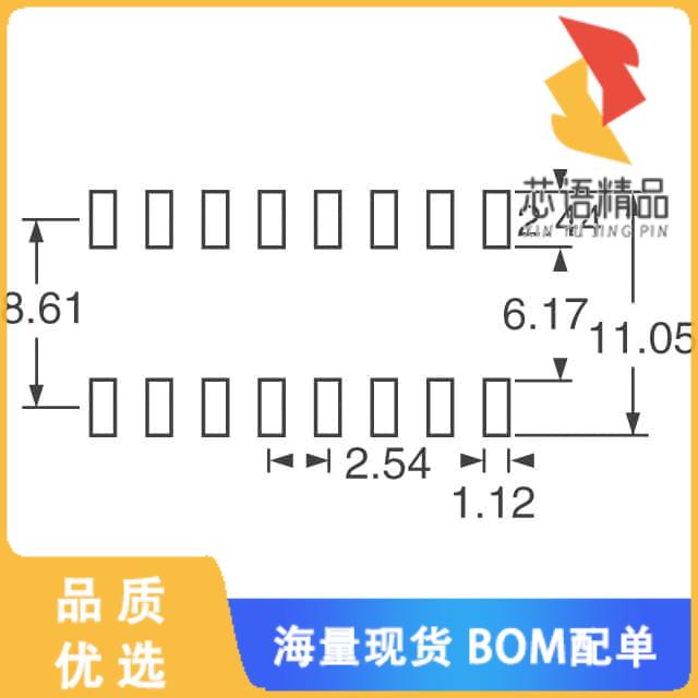 全新219-2LPSTR原装(SWITCH SLIDE DIP SPST 100MA 2