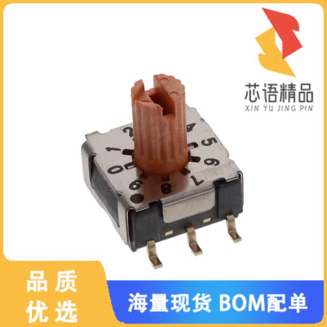 全新RD07B10CGT原装(7MM IP67 ROTARY DIP SWITCH, 4