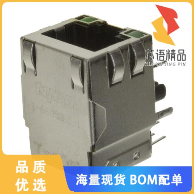 全新1-6605310-1原装(CONN JACK 1PORT 100 BASE-T)正品