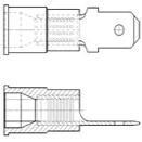 全新19023-0005原装(端子 QUICK DISCONNECT 22-18 A