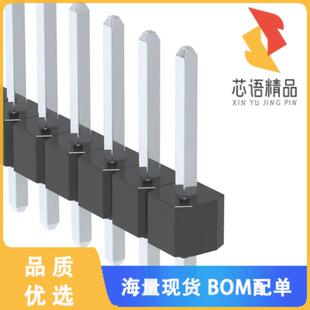 406HLF原装 6POS CONN VERT 2.54M HEADER 全新68000