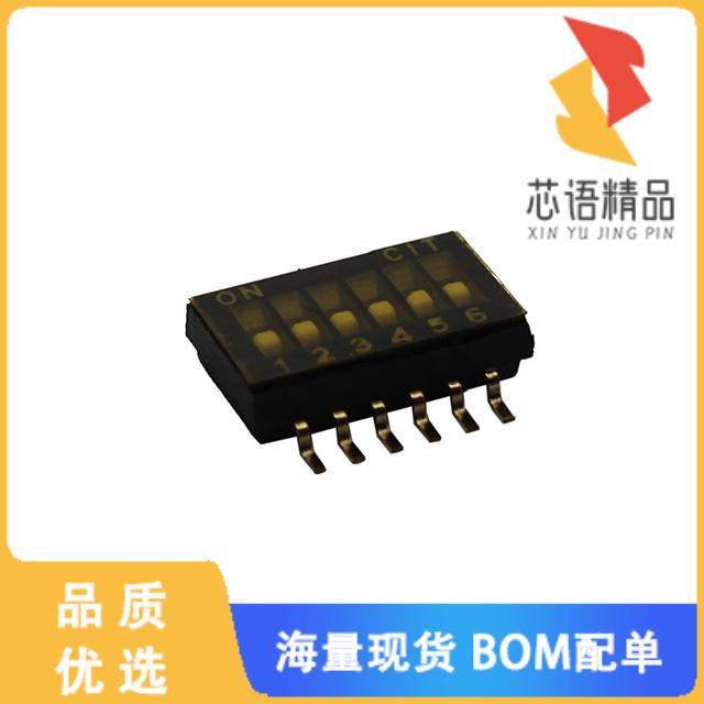 全新KE06RTGR原装(SWITCH SLIDE DIP 6POS 25MA 24V)正品