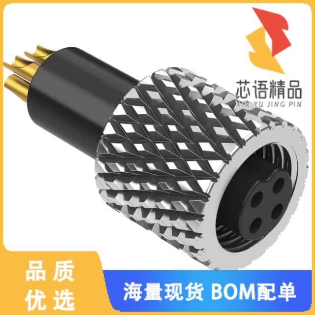 全新50-00605原装(CONN RCPT FMALE 4P GOLD SLDR CU