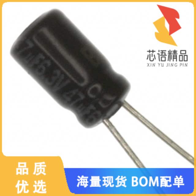 全新ECE-A0JKA470原装(CAP ALUM 47UF 20% 6.3V RADI