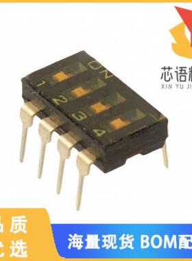 全新A6T-4102原装(SWITCH SLIDE DIP SPST 25MA 24V)正品