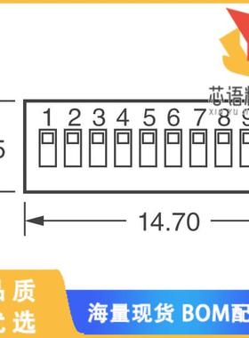 全新78B05ST原装(SWITCH SLIDE DIP SPST 150MA 30V)正品