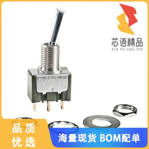 全新M2012ES1G01原装(SWITCH TOGGLE SPDT 0.4VA 28V)正品