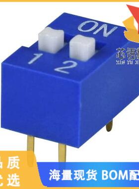 全新DS01-254-S-02BE原装(DIP SWITCH, SPST, 2.54 P
