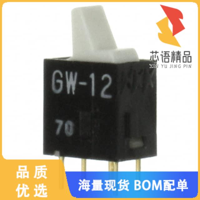 全新GW12LBP原装(SWITCH ROCKER SPDT 0.4VA 28V)正品