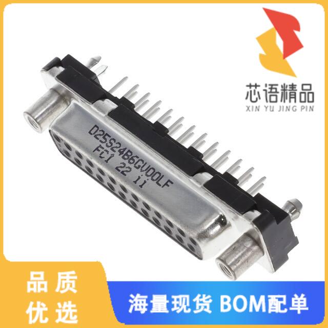 全新D25S24B6GV00LF原装(CONN D-SUB RCPT 25POS VER