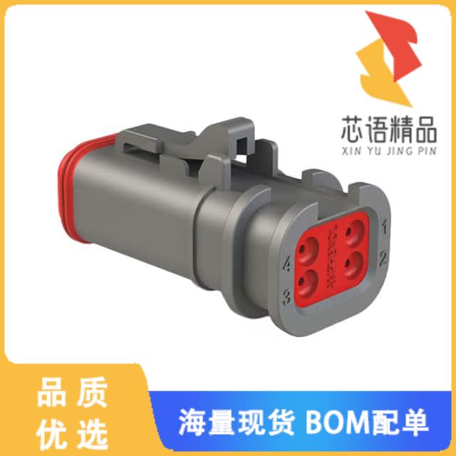 全新AT06-4S-OMGRY原装(CONN PLUG HSG 4POS)正品