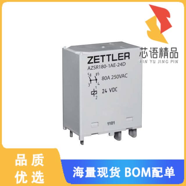 全新AZSR180-1AE-24D原装(RELAY PWR SPST 80A 24VDC)正品