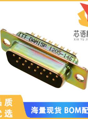 全新DAM-15P原装(CONN D-SUB PLUG 15POS PNL MNT)正品