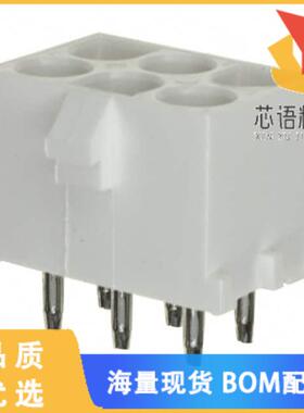 全新350834-4原装(CONN HDR 6POS 0.25 GOLD PCB)正品