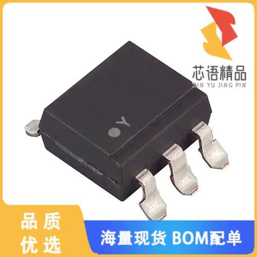 全新CNY17F-2S原装(OPTOISOLTR 5KV TRANSISTOR 6-SM