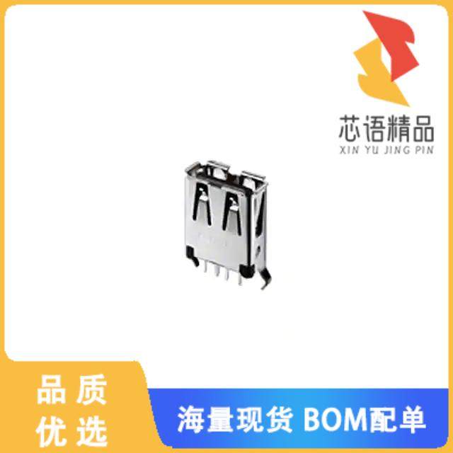 全新1734366-2原装(CONN RCPT USB2.0 TYPEA 4POS VE