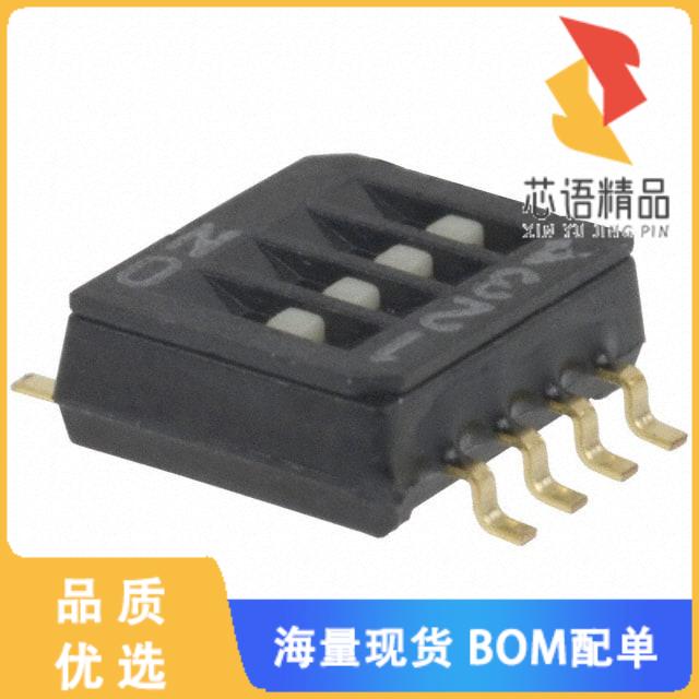 全新CHS-04TB原装(SWITCH SLIDE DIP SPST 100MA 6V)正品