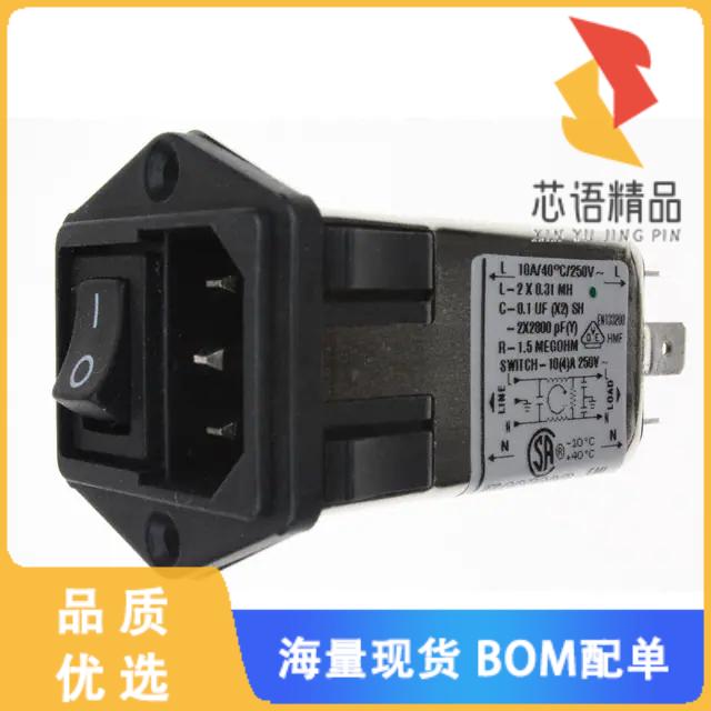 全新10CFE1原装(PWR ENT MOD RCPT IEC320-C14 PNL)正品