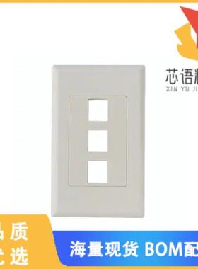 全新FPDS3-FW原装(SCREWLESS DECORA 3 PORT FACEPLA