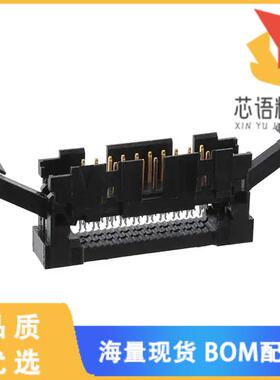 全新1-111504-7原装(CONN PLUG 20P IDC 26-28AWG GO