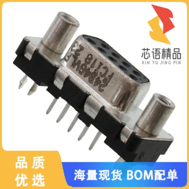 全新D09S24B4GV00LF原装(CONN D-SUB RCPT 9POS VERT