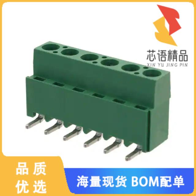 全新282851-6原装(TERM BLK 6POS TOP ENT 5.08MM PC