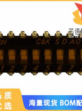 全新SDA08H0SB原装(SWITCH SLIDE DIP SPST 25MA 24V)正品