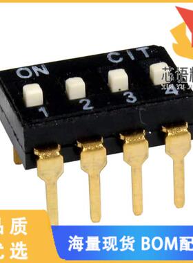 全新KT04EH原装(DIP SWITCH DPST 4 POSITION THROU)正品