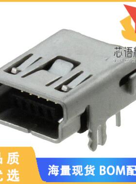 全新1734510-1原装(CONN RCPT USB2.0 MINI B 5POS R