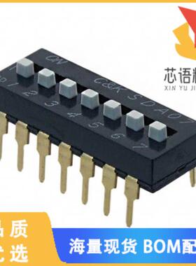 全新SDA07H1BD原装(SWITCH SLIDE DIP SPST 25MA 24V)正品