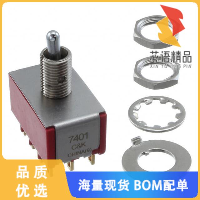 全新7401MPYZBE原装(SWITCH TOGGLE 4PDT 0.4VA 20V)正品