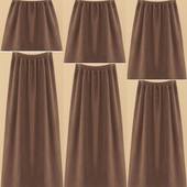 半身裙保暖衬裙外穿半裙家居大码 秋冬新款 女德绒A字中长款 打底裙