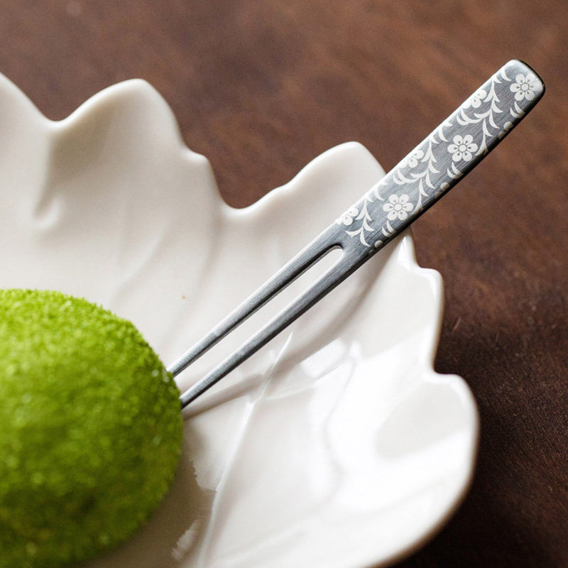 日本进口不锈钢水果叉点心甜品叉樱花金属茶点签子家用蛋糕叉子,餐饮具,水果叉/水果签,淘宝优惠券,粉丝福利购,淘宝优惠卷