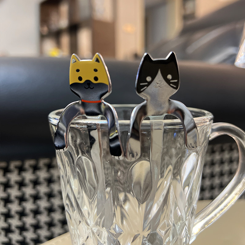 日本进口elfin高桑咖啡勺搅拌勺