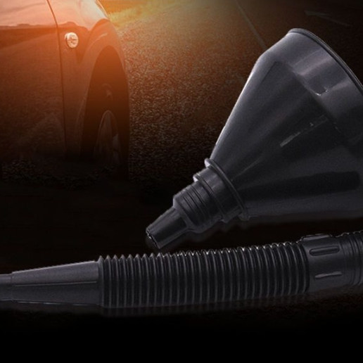 加油漏斗汽车专用大口径摩托车加油嘴塑料汽油机油过滤加尿素大号