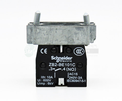 施耐德（XB2）触头模块ZB2-BZ103C 二常开基座触点底座ZB2-BE101C