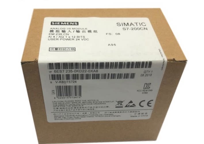 原装正品 西门子模块 6es7235-0kd22-0xa0/0xa8 模组模块plc