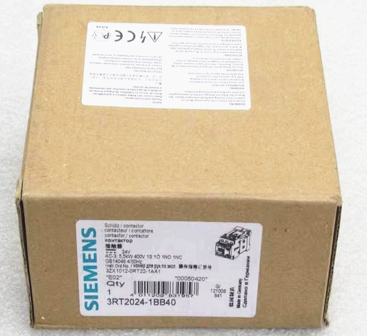 原装进口 西门子接触器3RT2024-1BB40 3RT20241BB40 DC24V 现货
