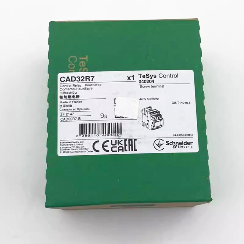 原装正品施耐德控制继电器 CAD32R7 线圈电压 440VAC 50/60HZ