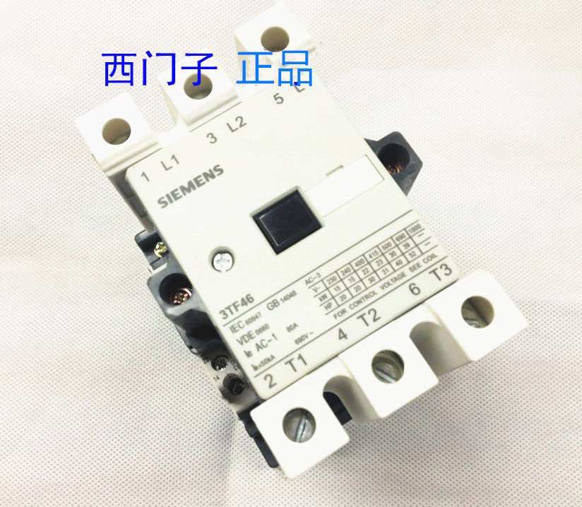 西门子交流接触器 3TF46 22-0XM0 110V 220V AC-1 80A