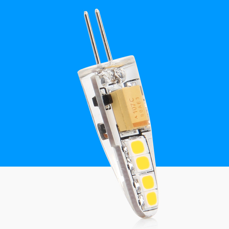 12只装 g4 led灯珠12v插脚小灯泡低压水晶灯玉米220v插泡led光源