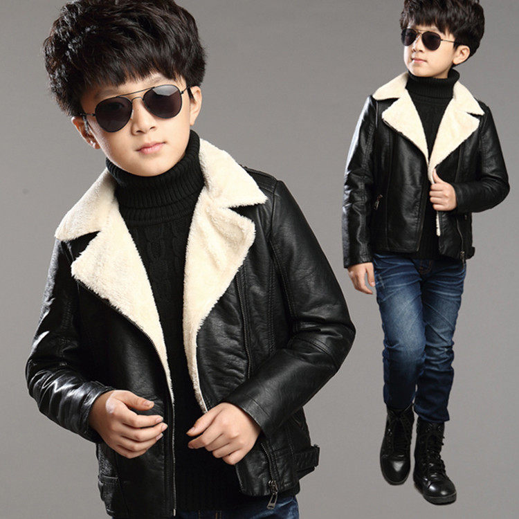 Blouson enfant en cuir PU - Ref 2159661 Image 5