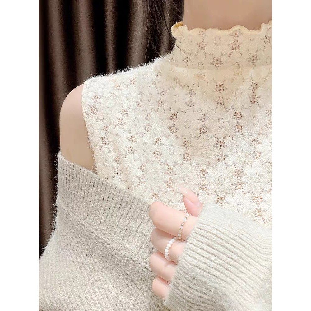 高档蕾丝假领子女百搭配v领毛衣内搭背心神器无袖半高领打底衫冬,服饰配件/皮带/帽子/围巾,假领,淘宝优惠券,粉丝福利购,淘宝优惠卷