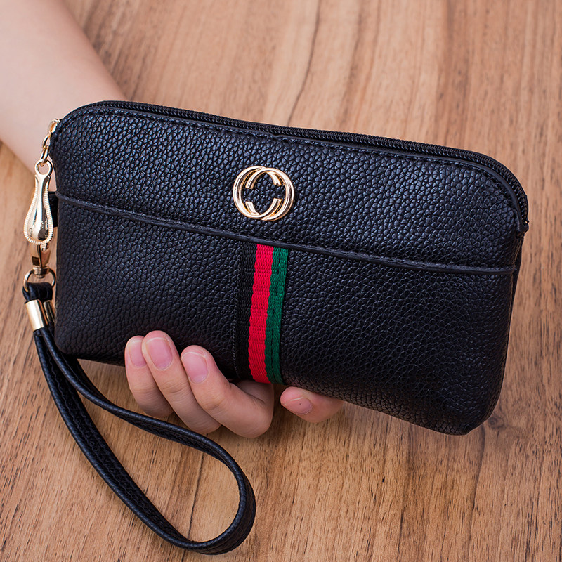 Clutch Women 2021 new pattern Handbag fashion coin purse lady Mobile phone bag Grab bag Simplicity walletin the Leather/Lady bags/Men's bag, Phone package  category - from Buy2taobao.com to provide professional Taobao agent buy service