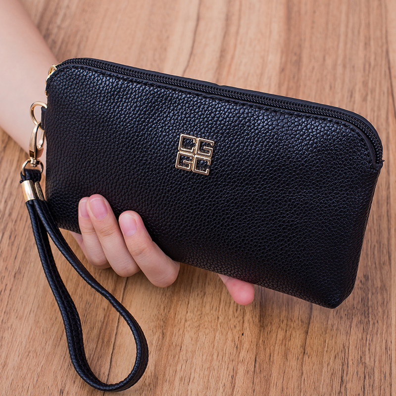 2025新款女韩版夏手拿包时尚小零钱包女士手机包手抓包简约贝壳包