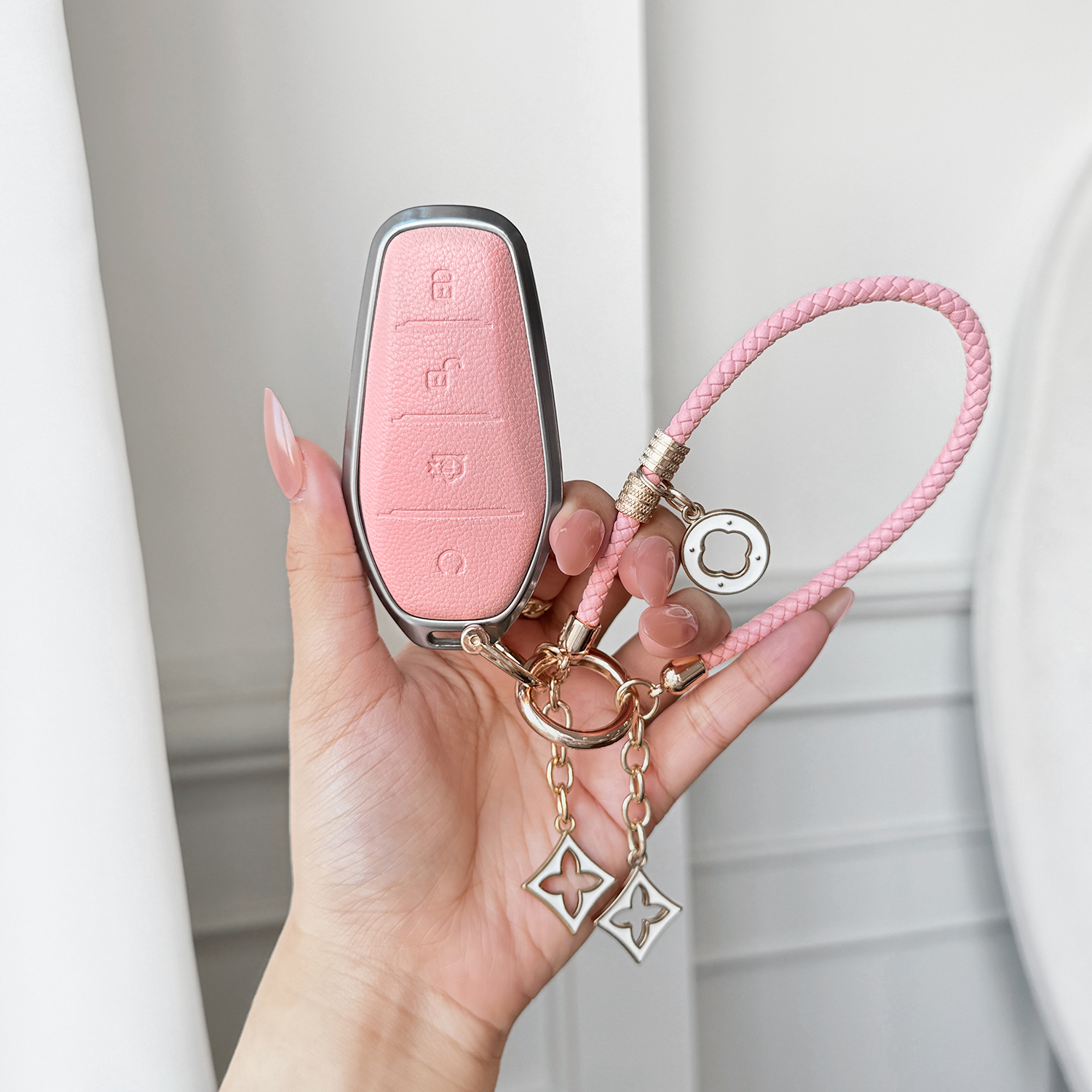 适用比亚迪钥匙套宋pro唐dim秦plus壳海鸥海豚扣汉ev06护卫舰05元